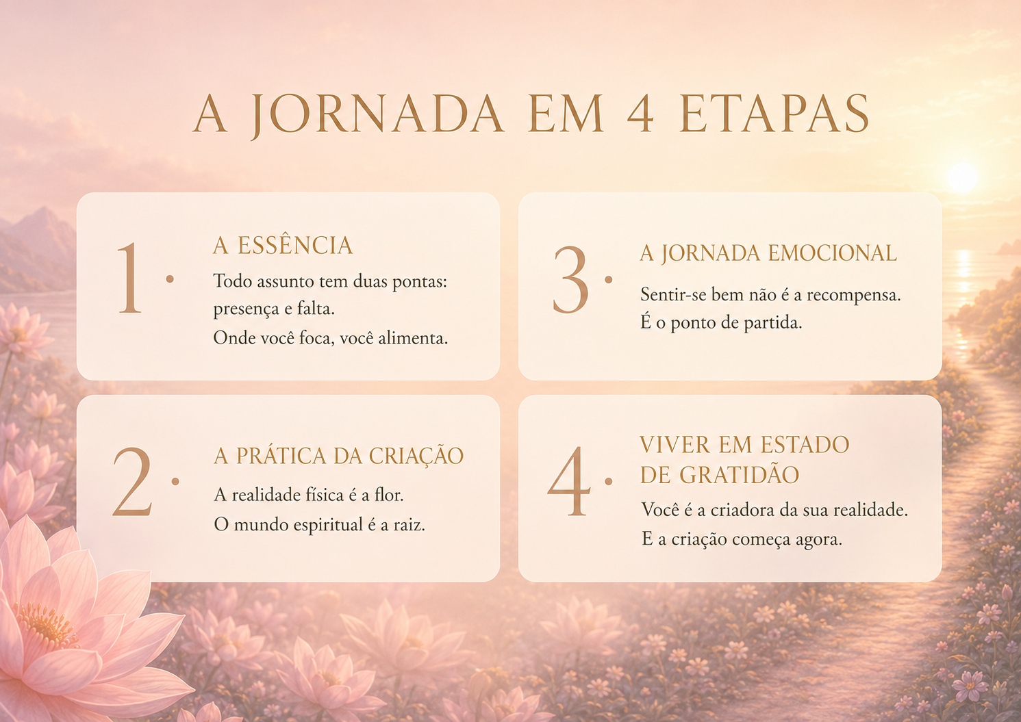 as 4 etapas do despertar da gratidão espiritual