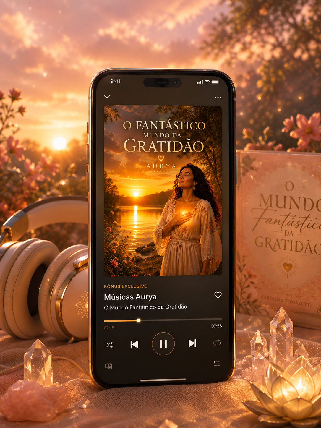 Músicas sobre gratidão, amor e bem estar da Aurya em Bossa Nova
