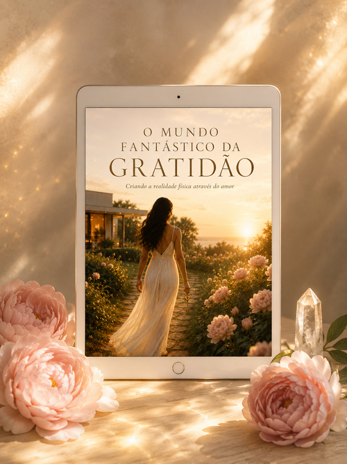 a capa do livro da gratidão espiritual  - o mundo fantástico da gratidão