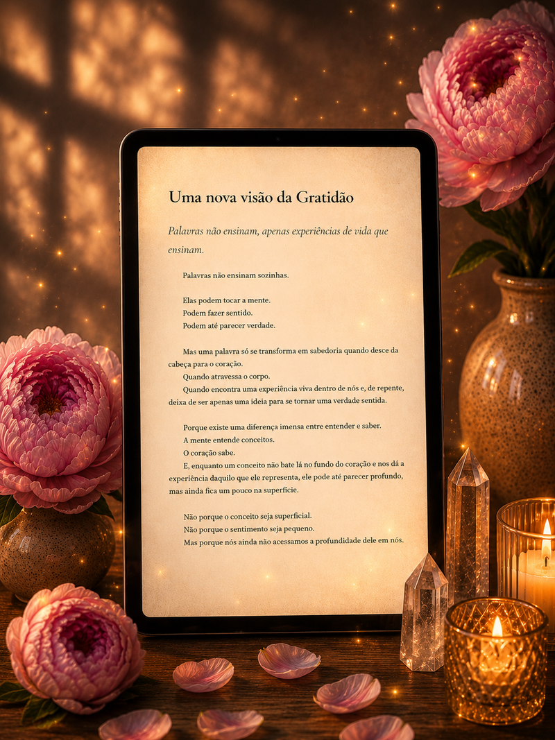 página interna do livro: uma nova visão da gratidão - livro espiritual da gratidão - o mundo fantástico da gratidão